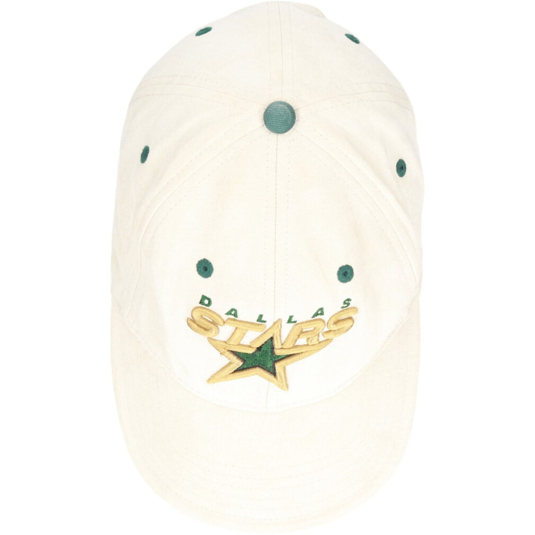 NHL DALLAS STARS Dallas Stars Baseball Cap, One Size Fits Most polyester white type Vintage Second Hand