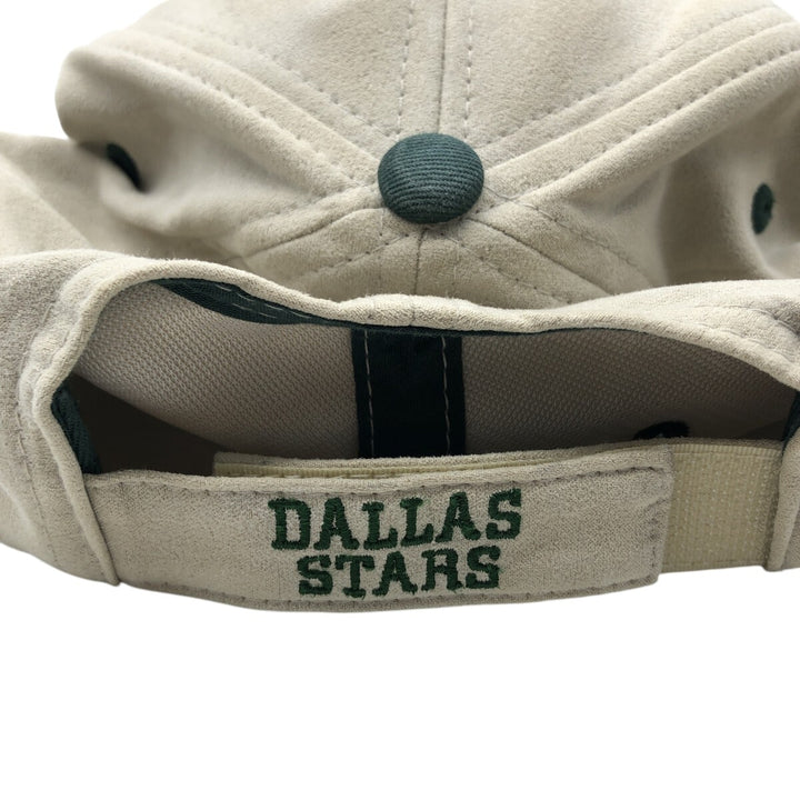 NHL DALLAS STARS Dallas Stars Baseball Cap, One Size Fits Most polyester white type Vintage Second Hand