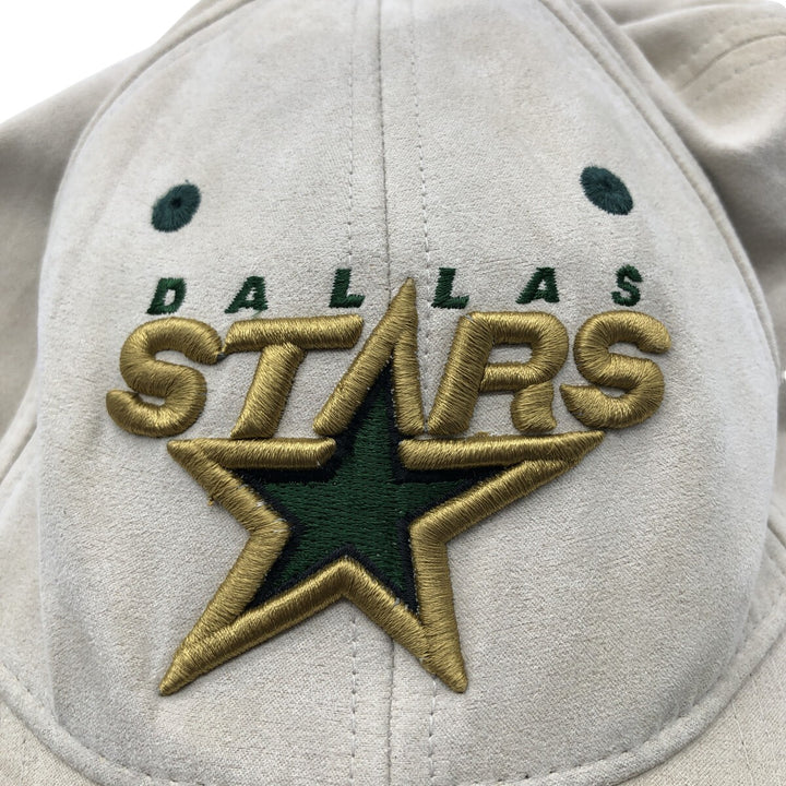 NHL DALLAS STARS Dallas Stars Baseball Cap, One Size Fits Most polyester white type Vintage Second Hand