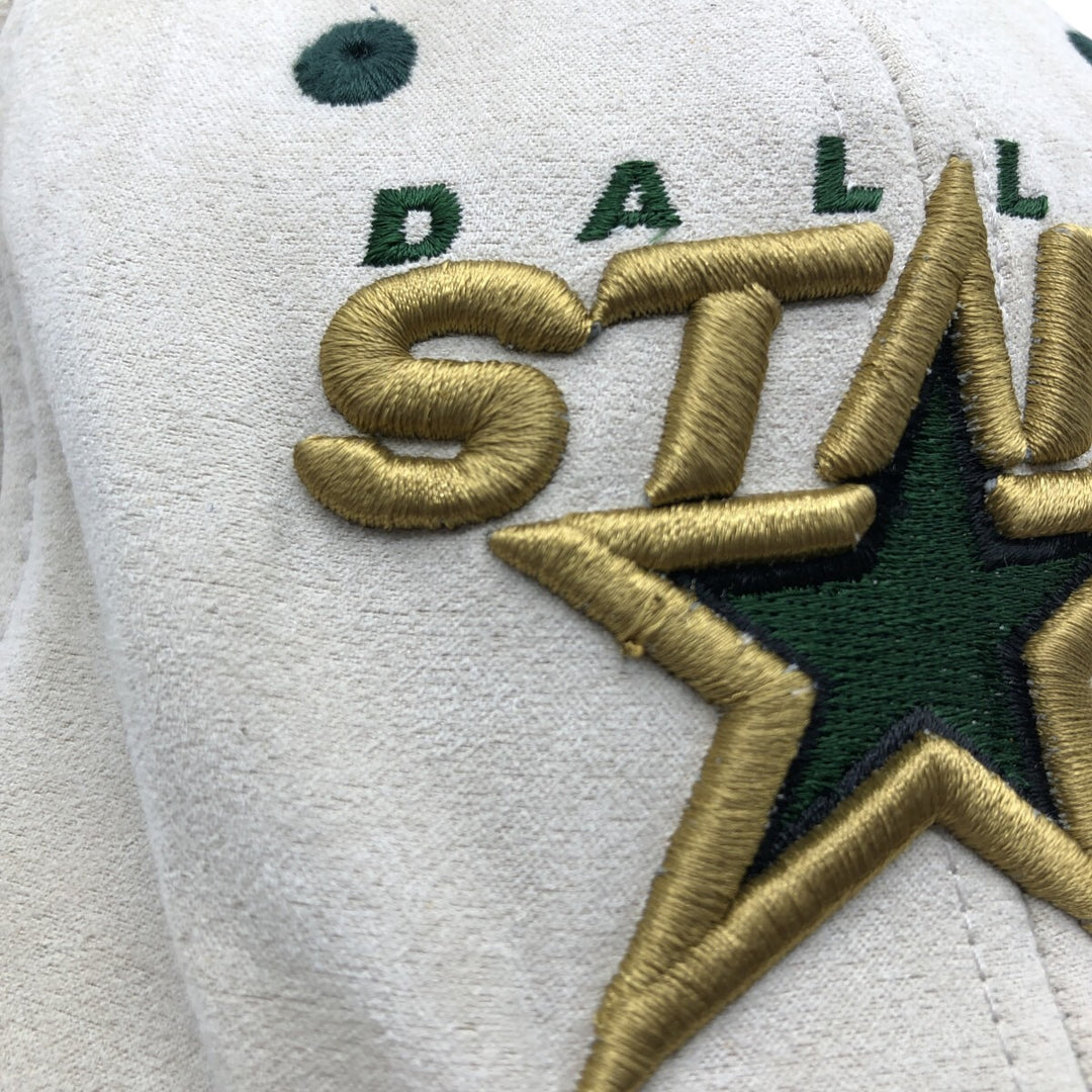 NHL DALLAS STARS Dallas Stars Baseball Cap, One Size Fits Most polyester white type Vintage Second Hand
