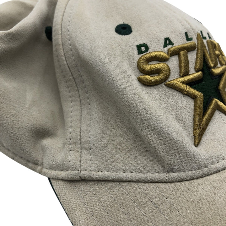 NHL DALLAS STARS Dallas Stars Baseball Cap, One Size Fits Most polyester white type Vintage Second Hand