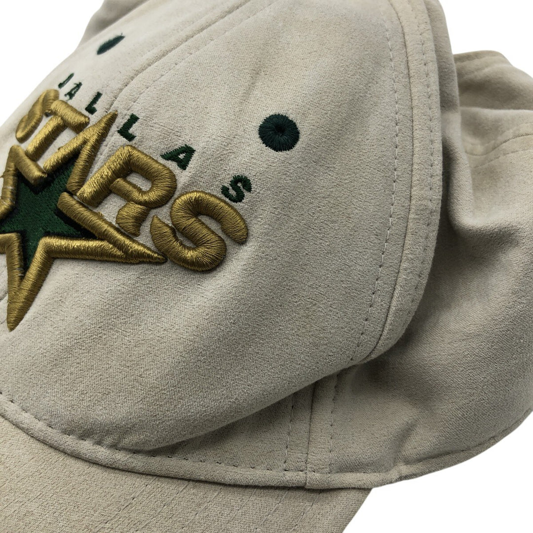 NHL DALLAS STARS Dallas Stars Baseball Cap, One Size Fits Most polyester white type Vintage Second Hand
