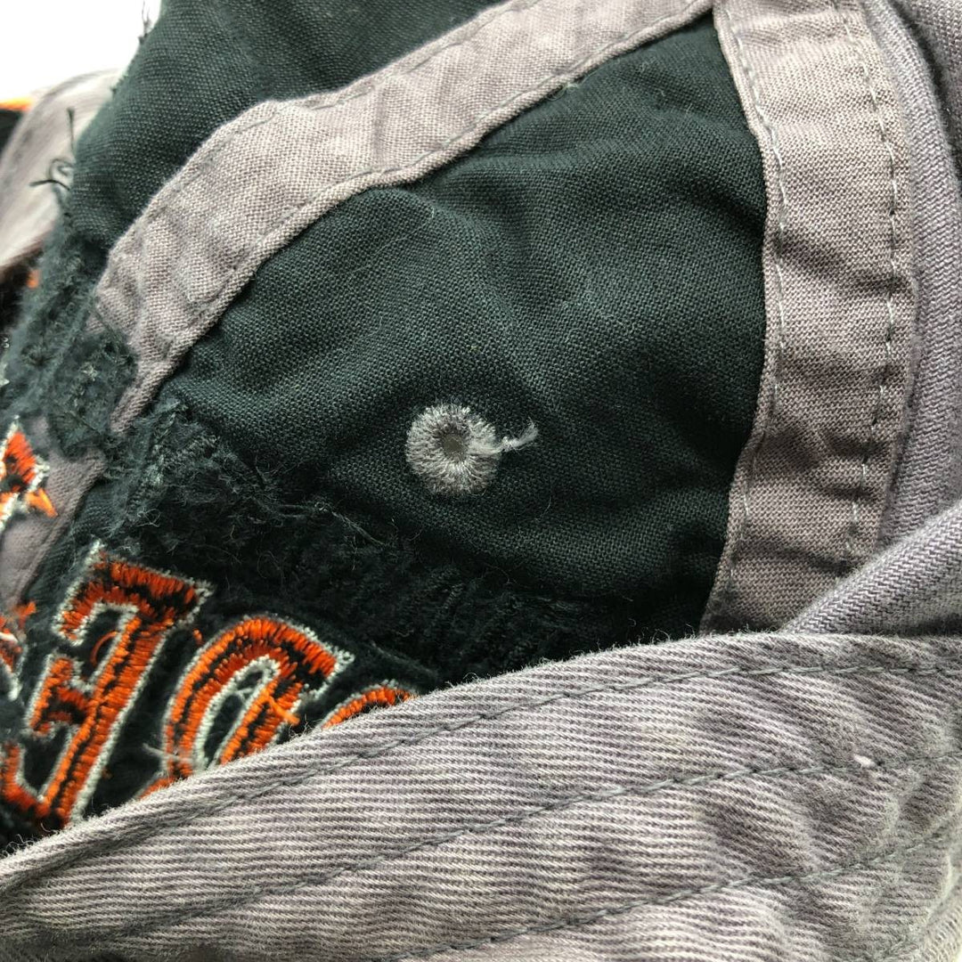 Harley-Davidson Two-Tone Baseball Cap (One Size Fits All) cotton gray type Vintage Second Hand