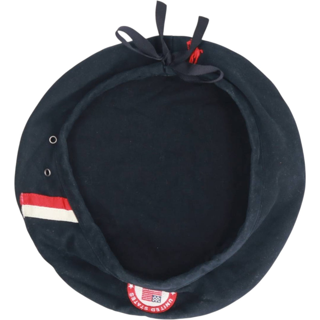 Ralph Lauren POLO by Ralph Lauren 2012 London Olympics USA Team Beret, Free Size unclear navy blue type Vintage Second Hand