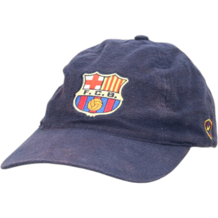 LA LIGA FC BARCELONA FC Barcelona baseball cap Free size cotton navy blue type Vintage Second Hand