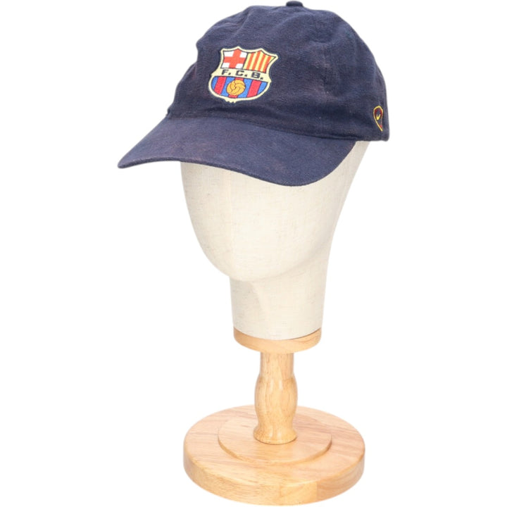 LA LIGA FC BARCELONA FC Barcelona baseball cap Free size cotton navy blue type Vintage Second Hand