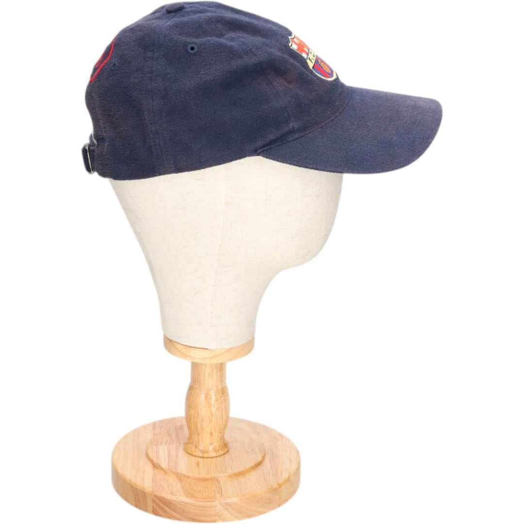 LA LIGA FC BARCELONA FC Barcelona baseball cap Free size cotton navy blue type Vintage Second Hand