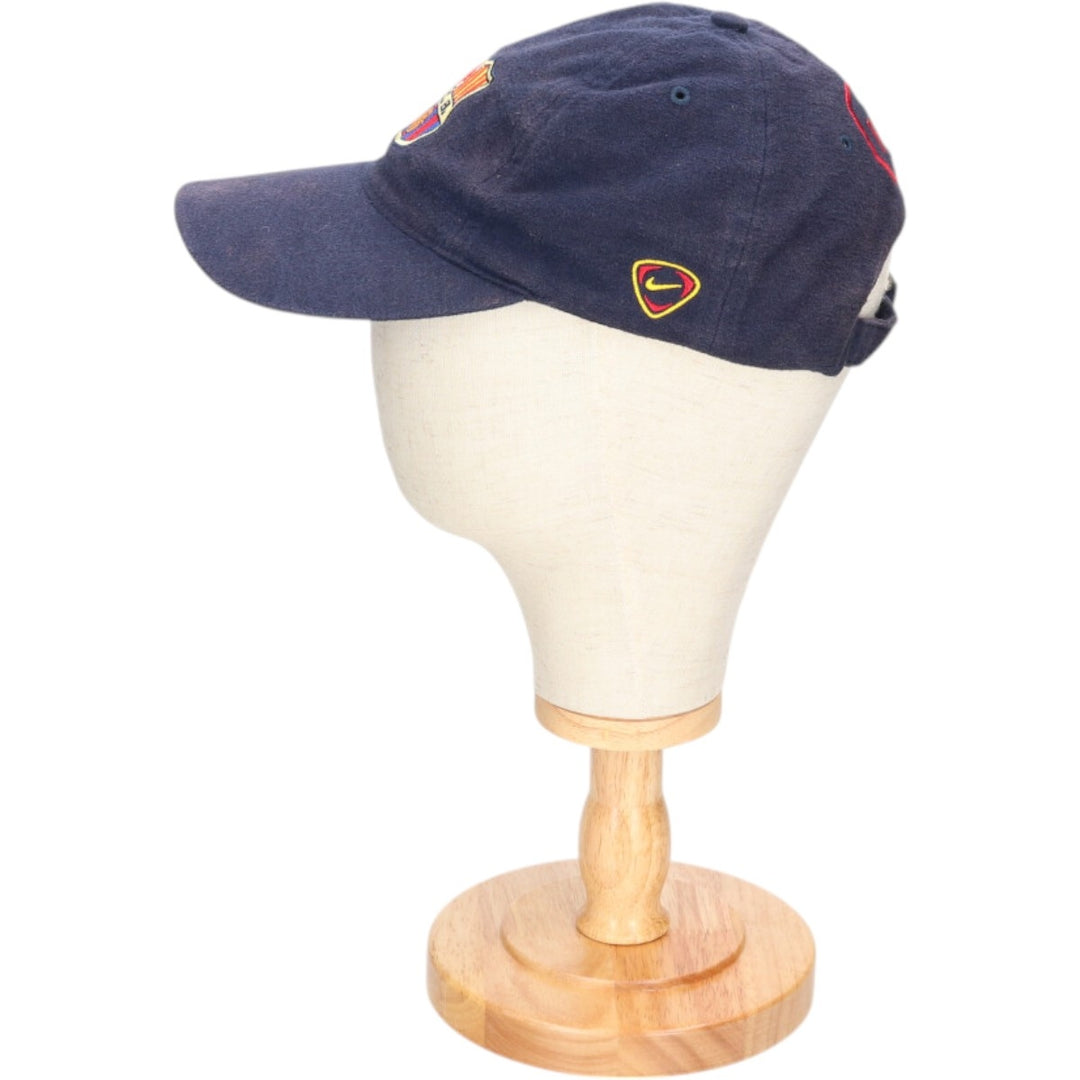 LA LIGA FC BARCELONA FC Barcelona baseball cap Free size cotton navy blue type Vintage Second Hand
