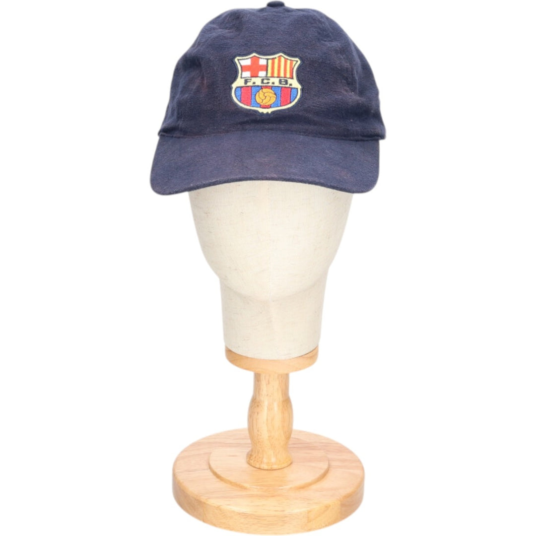 LA LIGA FC BARCELONA FC Barcelona baseball cap Free size cotton navy blue type Vintage Second Hand