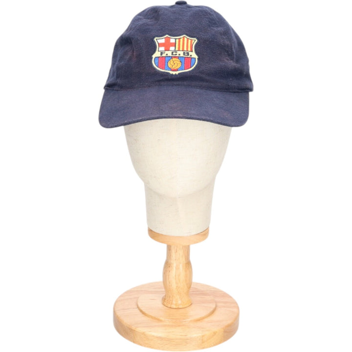 LA LIGA FC BARCELONA FC Barcelona baseball cap Free size cotton navy blue type Vintage Second Hand