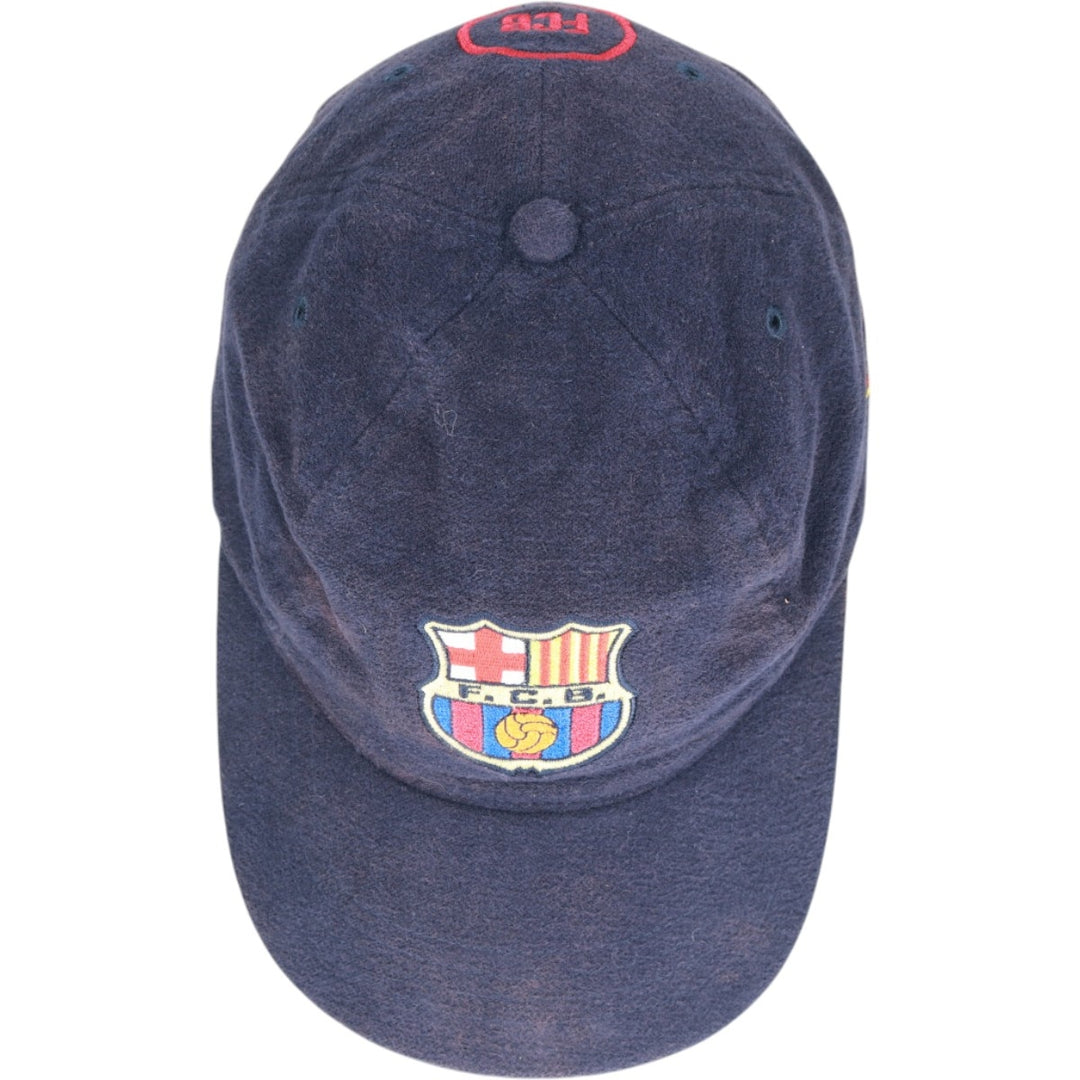 LA LIGA FC BARCELONA FC Barcelona baseball cap Free size cotton navy blue type Vintage Second Hand