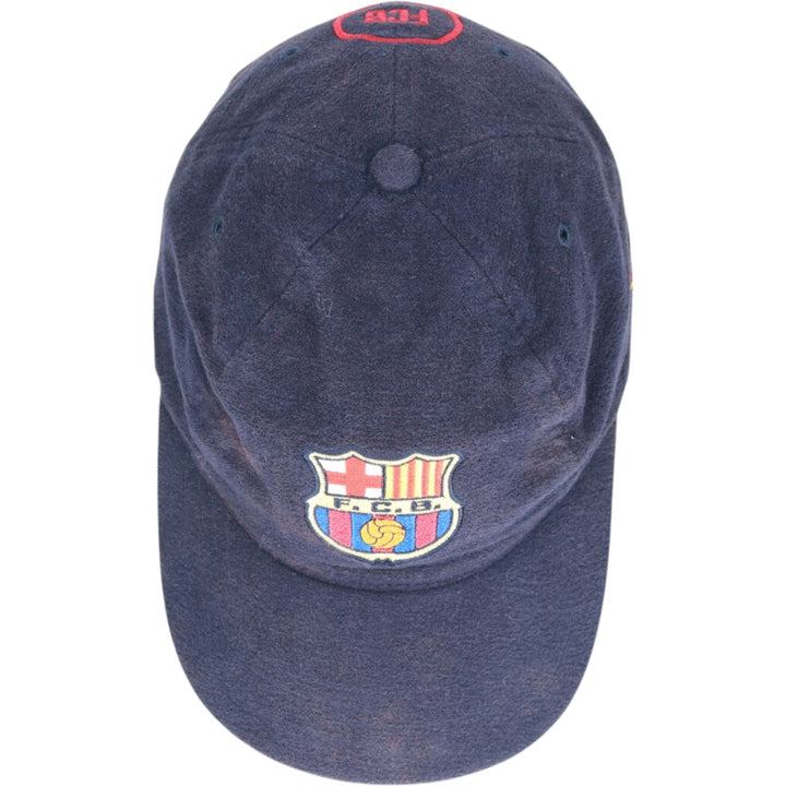 LA LIGA FC BARCELONA FC Barcelona baseball cap Free size cotton navy blue type Vintage Second Hand