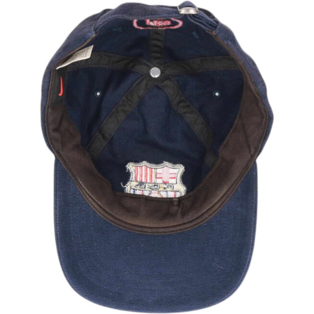 LA LIGA FC BARCELONA FC Barcelona baseball cap Free size cotton navy blue type Vintage Second Hand