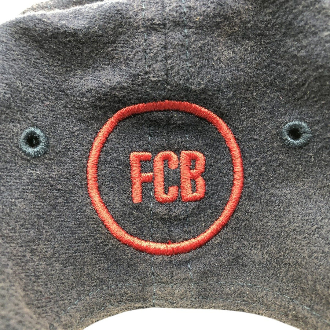 LA LIGA FC BARCELONA FC Barcelona baseball cap Free size cotton navy blue type Vintage Second Hand