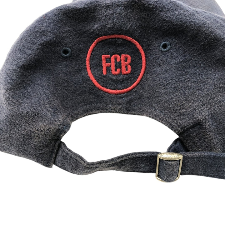 LA LIGA FC BARCELONA FC Barcelona baseball cap Free size cotton navy blue type Vintage Second Hand