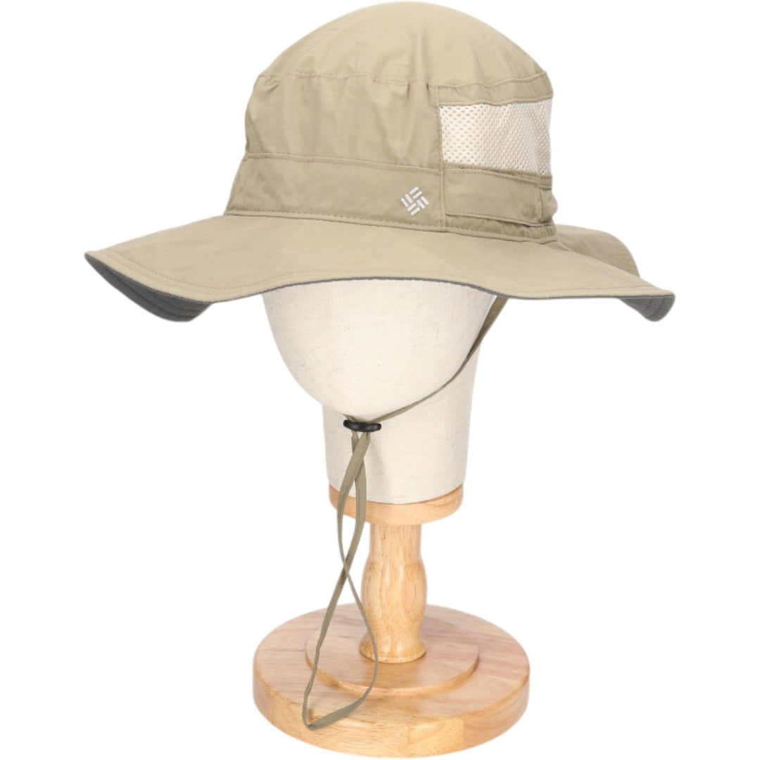 Columbia Hat Free Size Nylon Khaki type sage green Vintage Second Hand