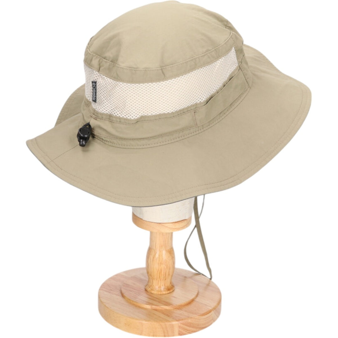 Columbia Hat Free Size Nylon Khaki type sage green Vintage Second Hand