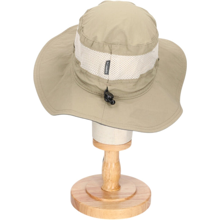 Columbia Hat Free Size Nylon Khaki type sage green Vintage Second Hand