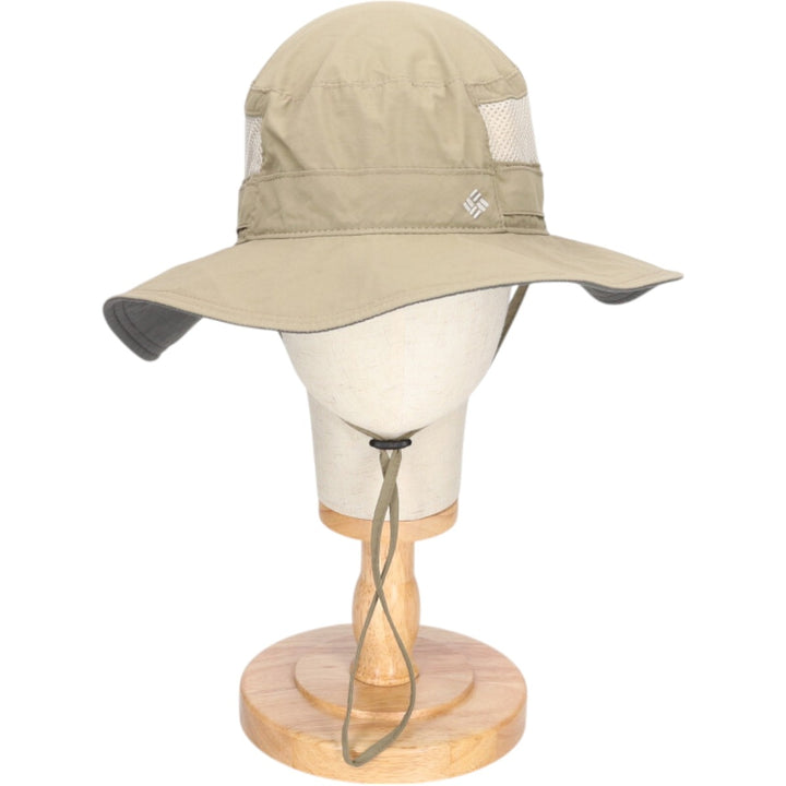 Columbia Hat Free Size Nylon Khaki type sage green Vintage Second Hand