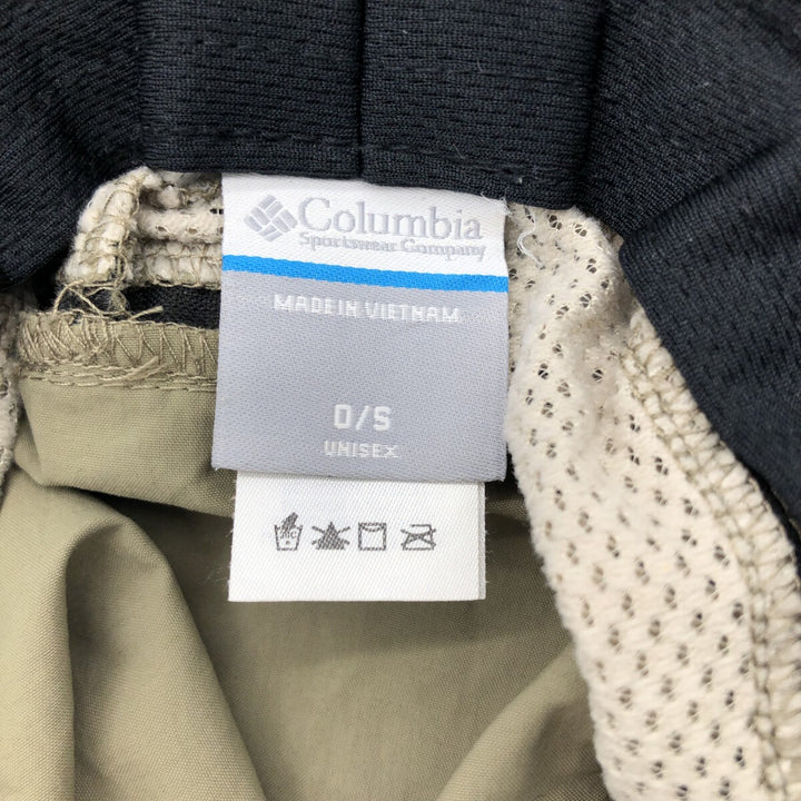 Columbia Hat Free Size Nylon Khaki type sage green Vintage Second Hand