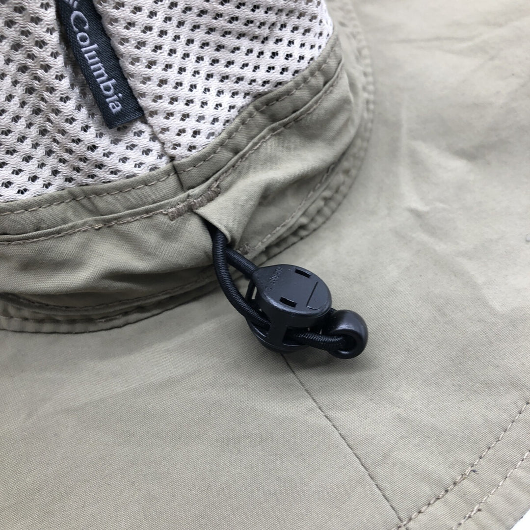 Columbia Hat Free Size Nylon Khaki type sage green Vintage Second Hand