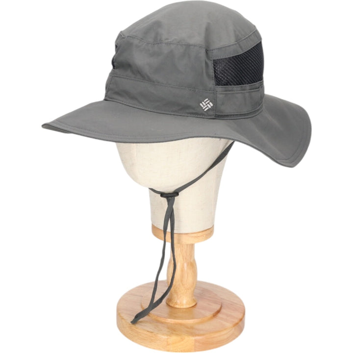 Columbia Hat Free Size Nylon Charcoal Vintage Second Hand