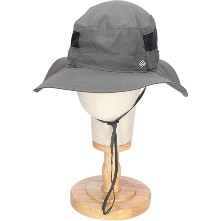 Columbia Hat Free Size Nylon Charcoal Vintage Second Hand