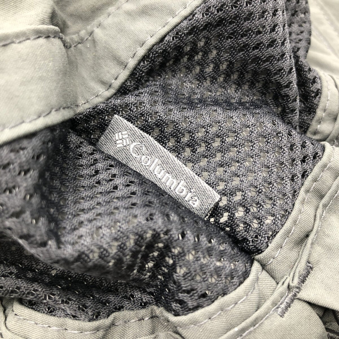 Columbia Hat Free Size Nylon Charcoal Vintage Second Hand