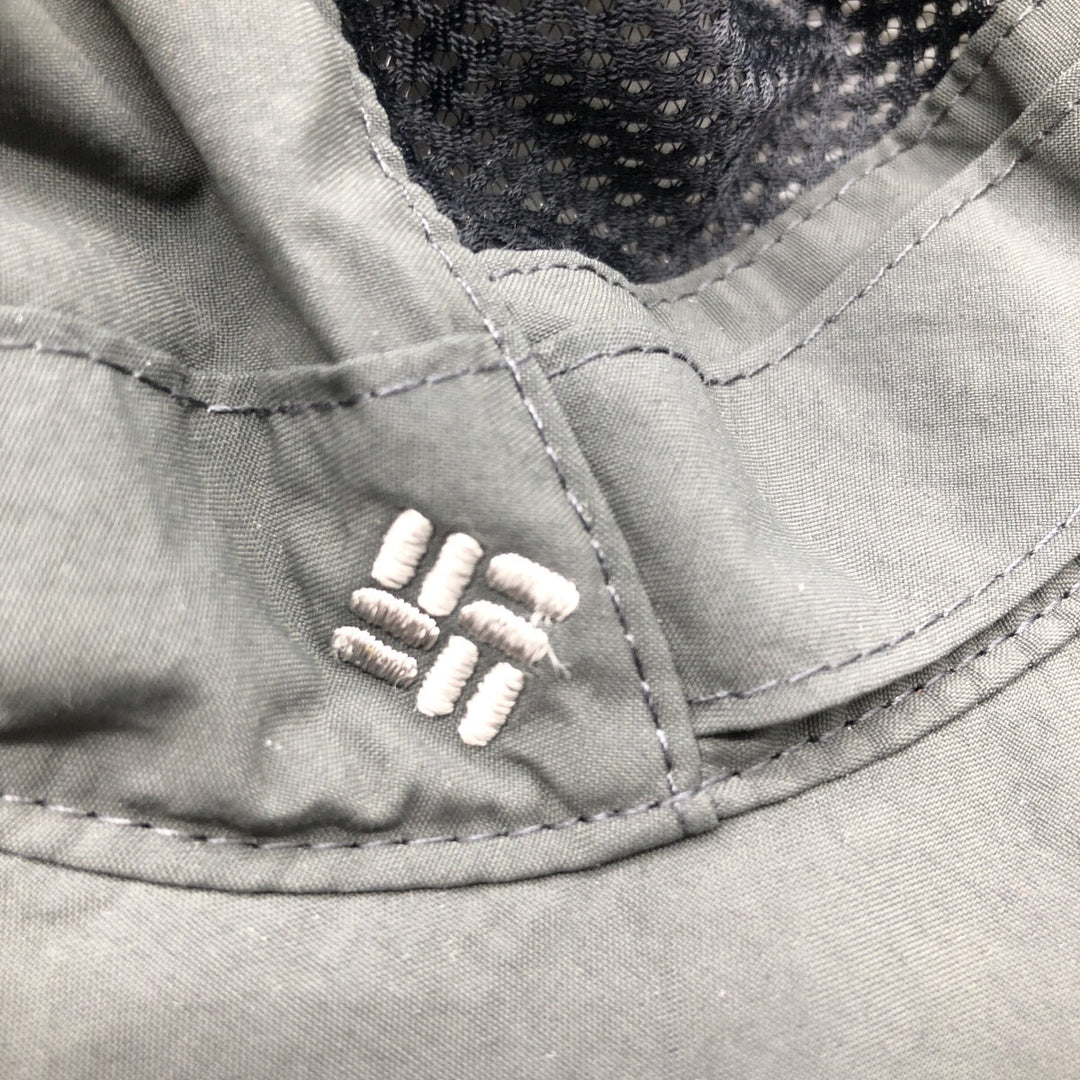 Columbia Hat Free Size Nylon Charcoal Vintage Second Hand