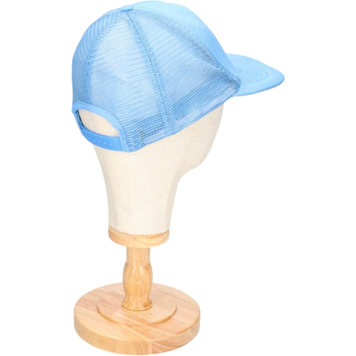 Trucker cap, mesh cap, free size polyester Blue type light blue Vintage Second Hand