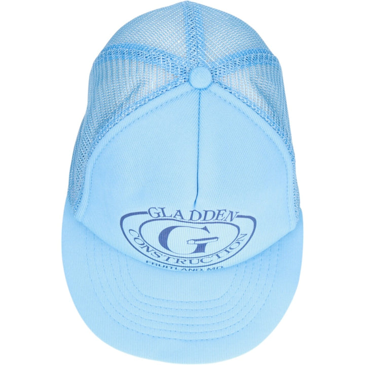 Trucker cap, mesh cap, free size polyester Blue type light blue Vintage Second Hand