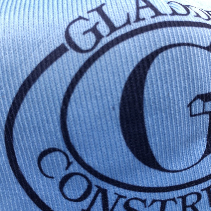 Trucker cap, mesh cap, free size polyester Blue type light blue Vintage Second Hand