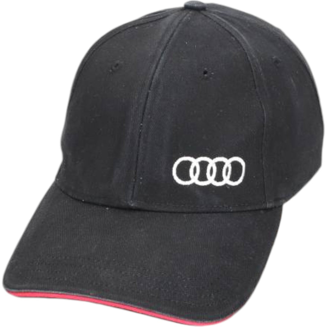 CAP AMERICA AUDI Audi Advertising Baseball Cap One Size Fits All unclear black type Vintage Second Hand