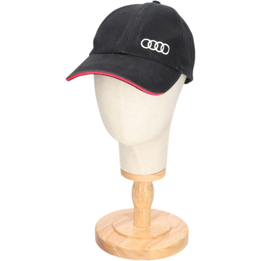 CAP AMERICA AUDI Audi Advertising Baseball Cap One Size Fits All unclear black type Vintage Second Hand