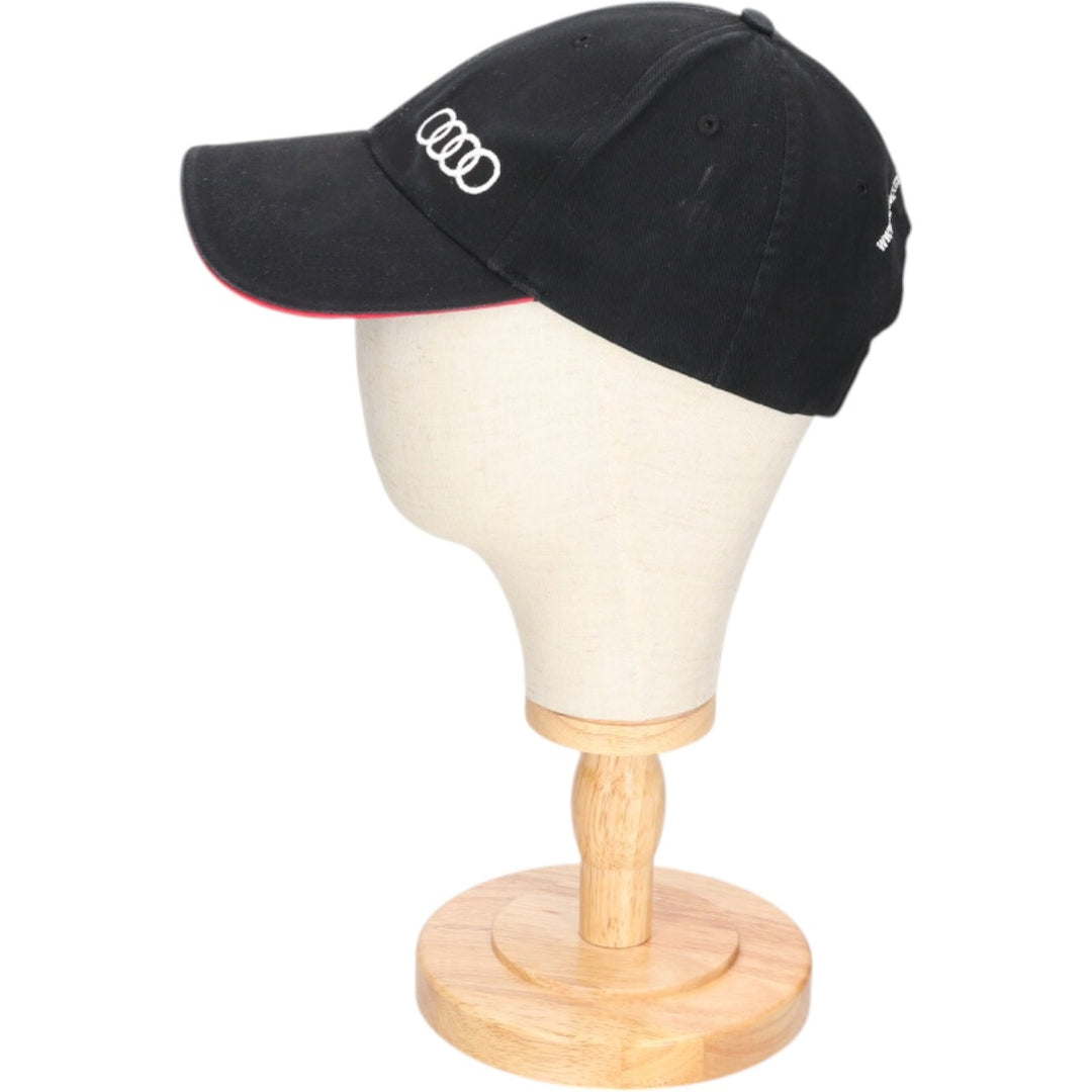 CAP AMERICA AUDI Audi Advertising Baseball Cap One Size Fits All unclear black type Vintage Second Hand