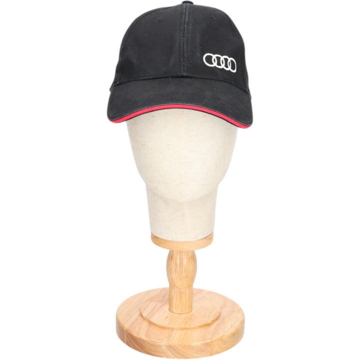 CAP AMERICA AUDI Audi Advertising Baseball Cap One Size Fits All unclear black type Vintage Second Hand