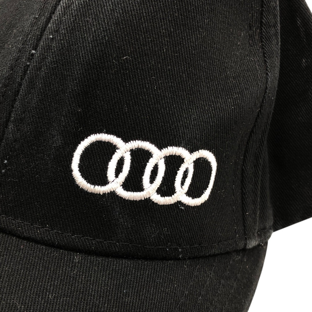 CAP AMERICA AUDI Audi Advertising Baseball Cap One Size Fits All unclear black type Vintage Second Hand
