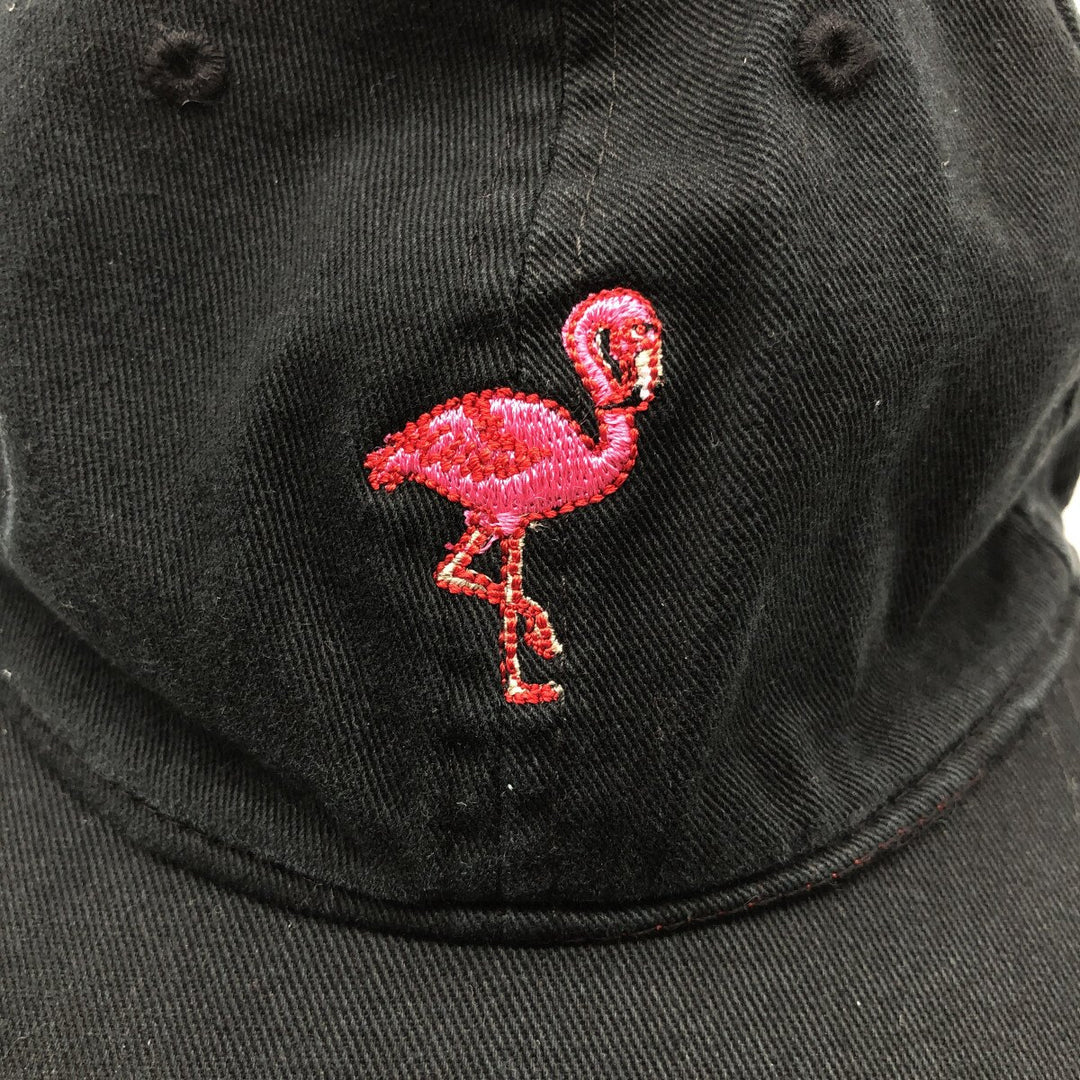 CITYHUNTER FLAMINGO Flamingo Baseball Cap (Free Size) cotton black type Vintage Second Hand