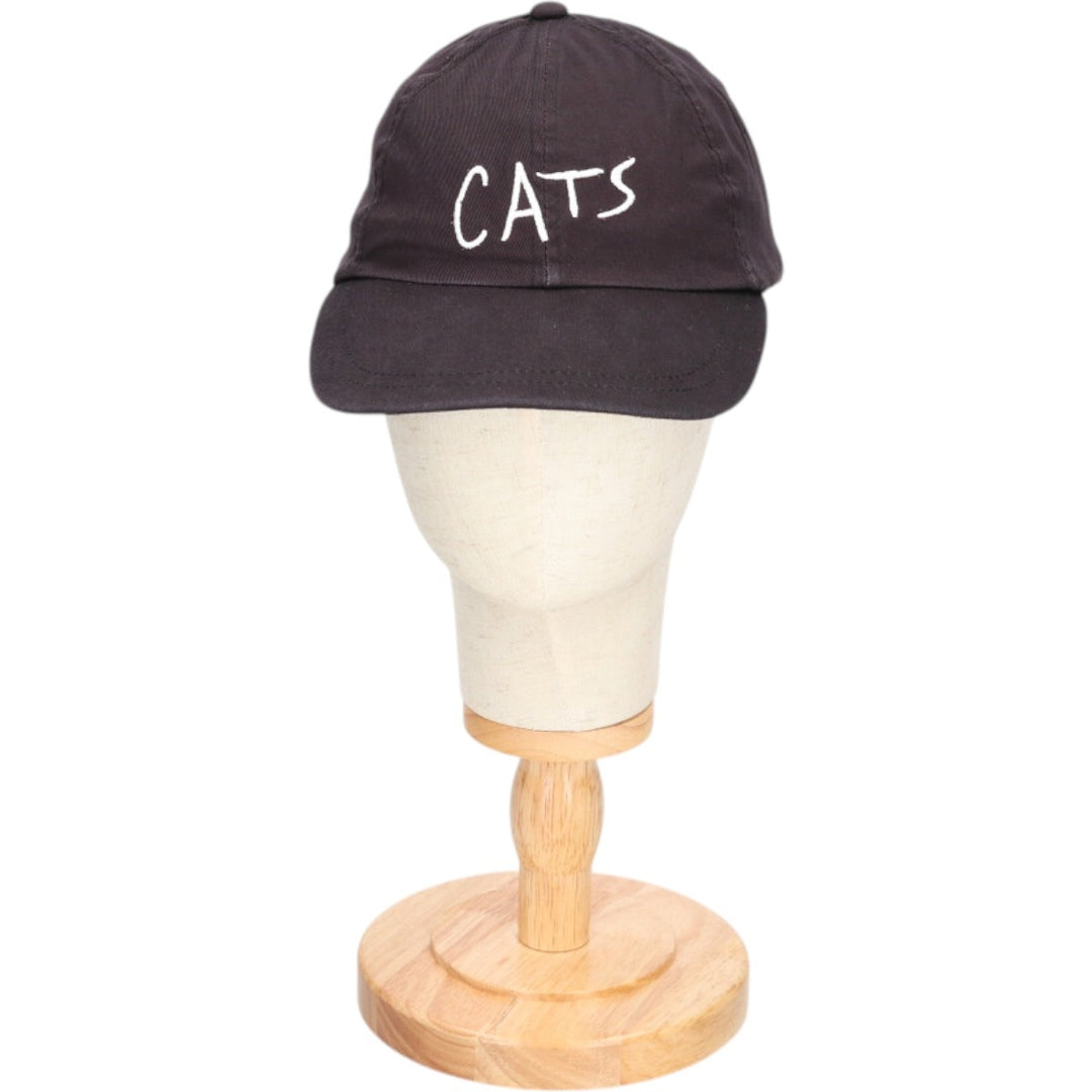 80'S CATS baseball cap, free size, vintage cotton black type Vintage Second Hand