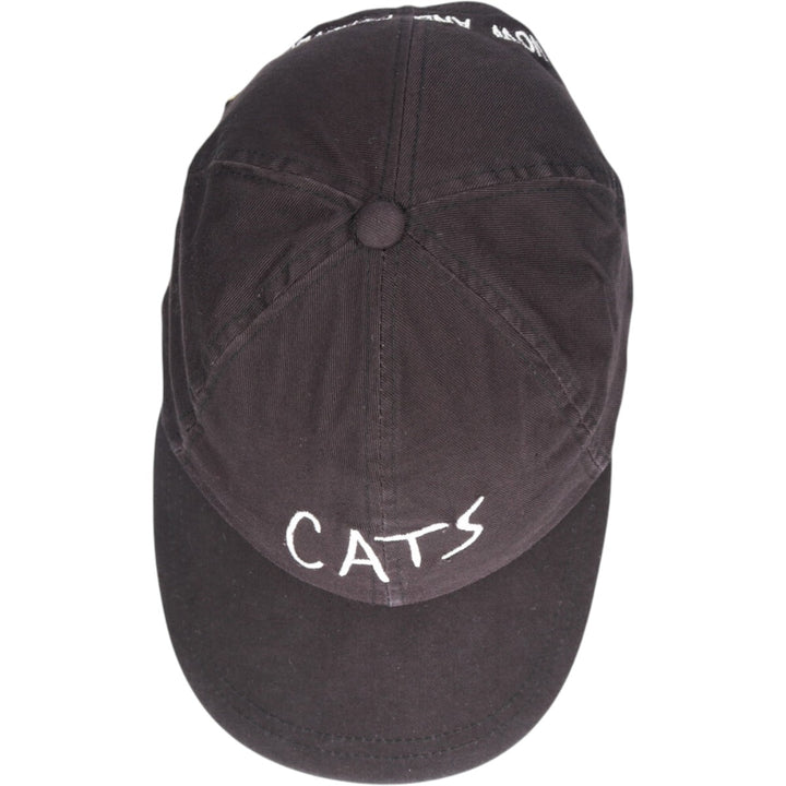 80'S CATS baseball cap, free size, vintage cotton black type Vintage Second Hand