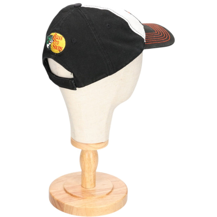 NASCAR Bass Pro Shops Advertising Two-Tone Racing Cap, One Size Fits Most cotton black type Vintage Second Hand