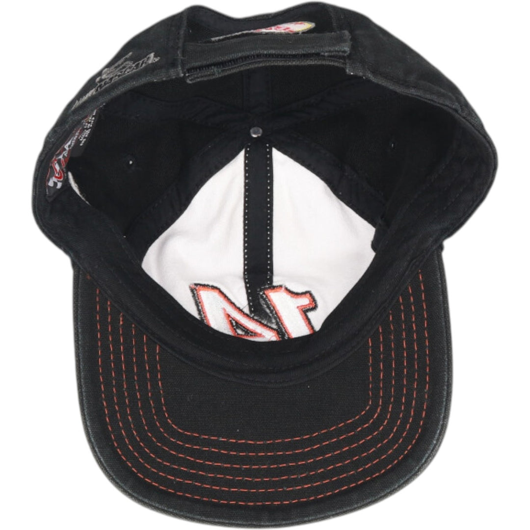 NASCAR Bass Pro Shops Advertising Two-Tone Racing Cap, One Size Fits Most cotton black type Vintage Second Hand