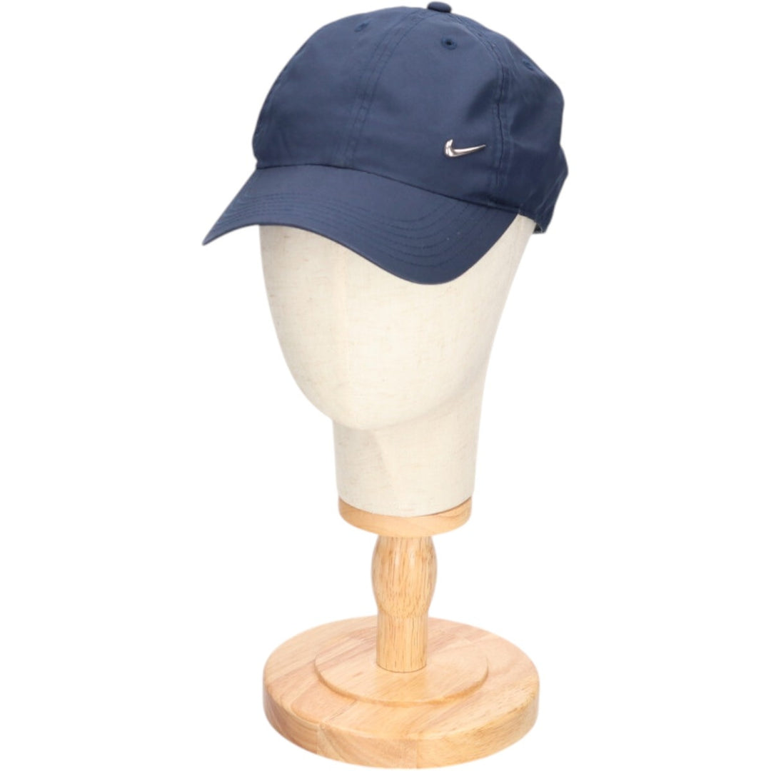 Nike 6-Panel Cap, One Size Fits All polyester navy blue type Vintage Second Hand