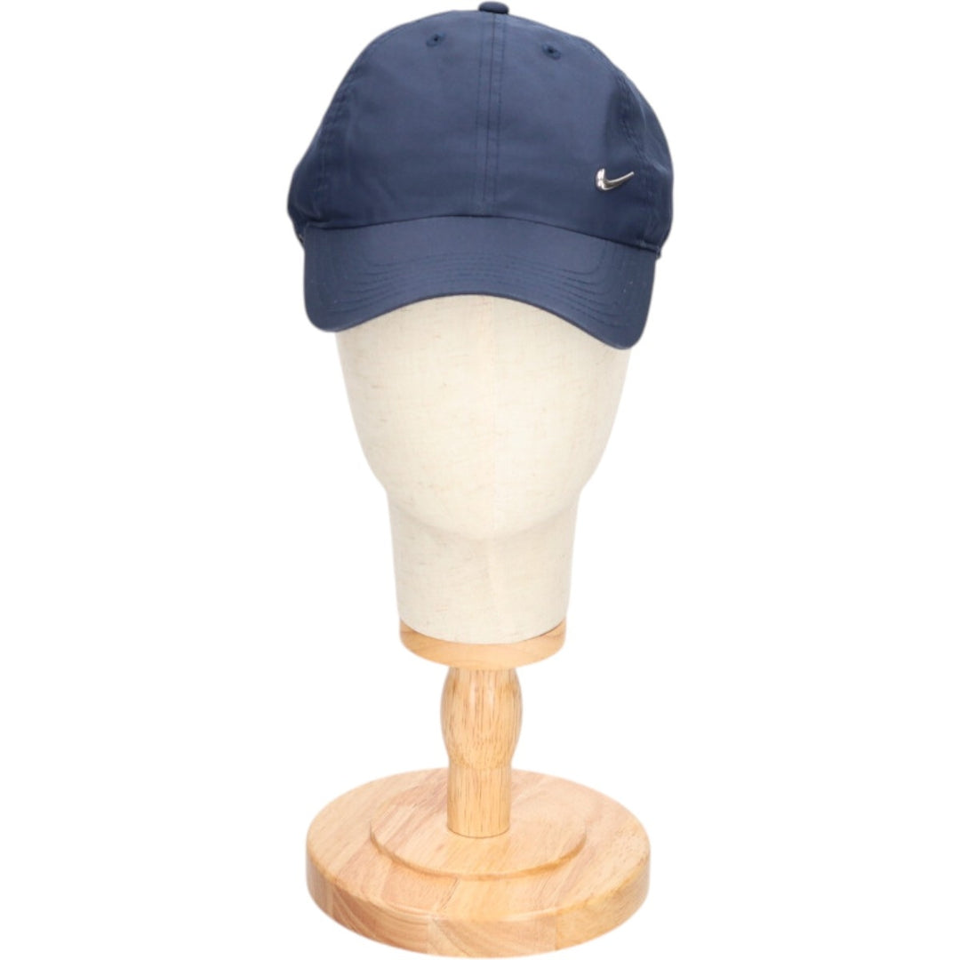Nike 6-Panel Cap, One Size Fits All polyester navy blue type Vintage Second Hand