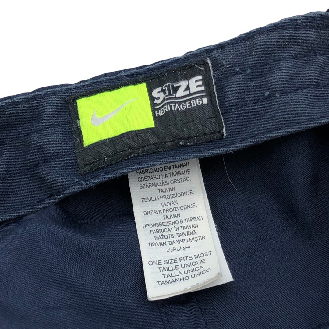 Nike 6-Panel Cap, One Size Fits All polyester navy blue type Vintage Second Hand