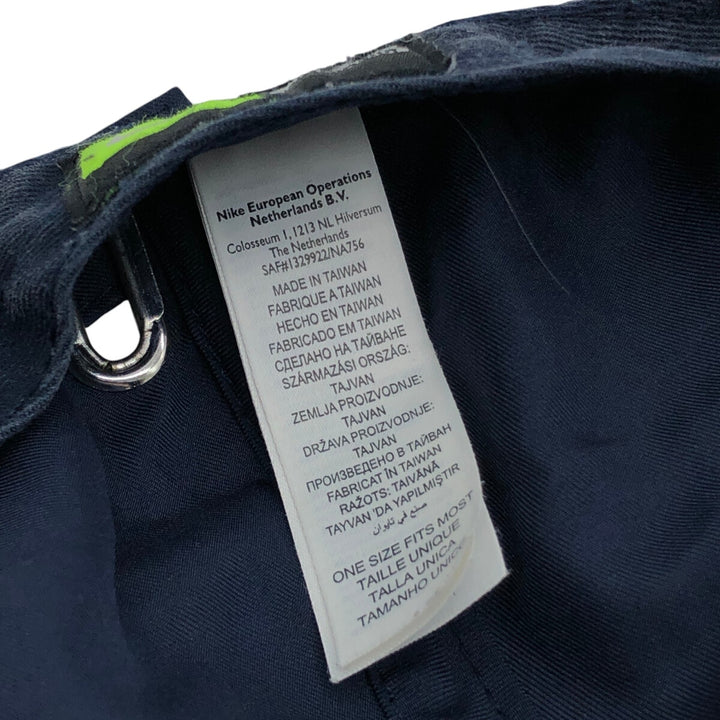 Nike 6-Panel Cap, One Size Fits All polyester navy blue type Vintage Second Hand