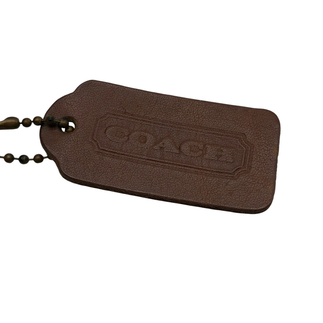 90'S Coach OLD COACH 2-WAY Shoulder Bag, Made in USA, Vintage genuine leather beige type brown Vintage Second Hand