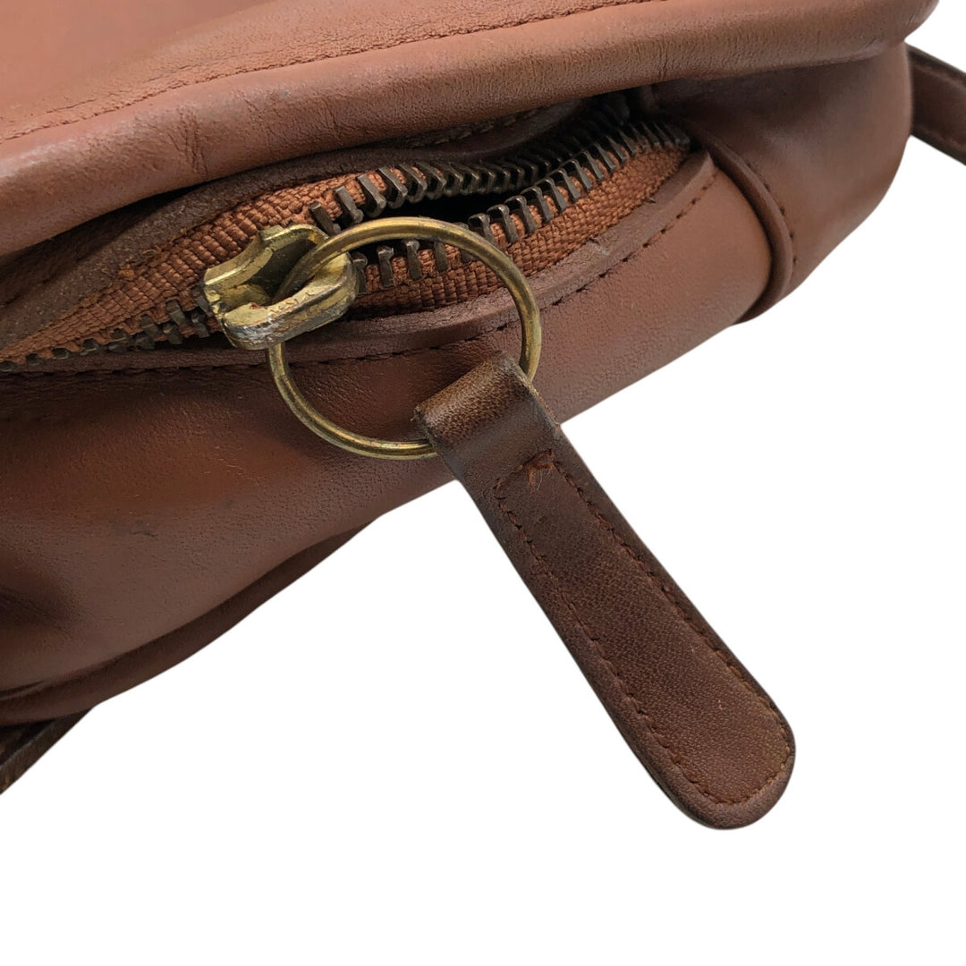 90'S Coach OLD COACH 2-WAY Shoulder Bag, Made in USA, Vintage genuine leather beige type brown Vintage Second Hand