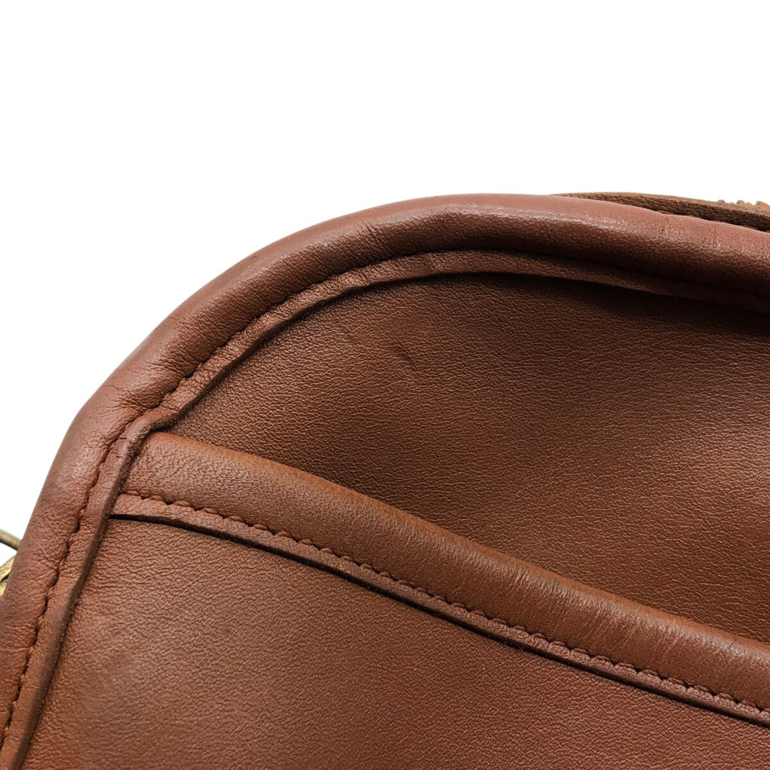 90'S Coach OLD COACH 2-WAY Shoulder Bag, Made in USA, Vintage genuine leather beige type brown Vintage Second Hand