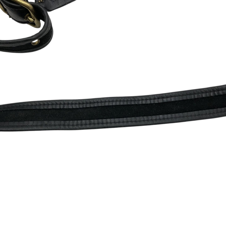 90'S Coach Old Coach Shoulder Bag, Made in USA, Vintage genuine leather black type Vintage Second Hand